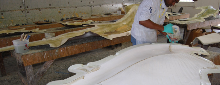 sailfish fiberglassing at Gray's sailfish fiberglassing at Gray's