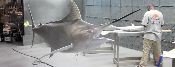 Airbrush artist at Gray Taxidermy Airbrush artist at Gray Taxidermy